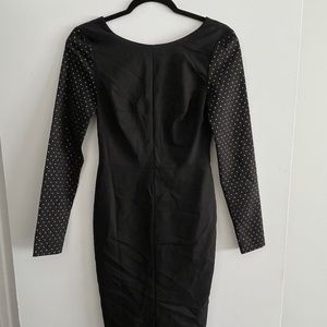 Oasis Black Midi Dress